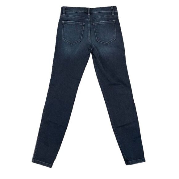 Sneak peek Women's Gold Stone Embellished Jeans Mid Rise Skinny Size 27 - Picture 6 of 13